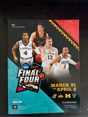 Official 2018 NCAA Final Four Program featuring Jalen Brunson